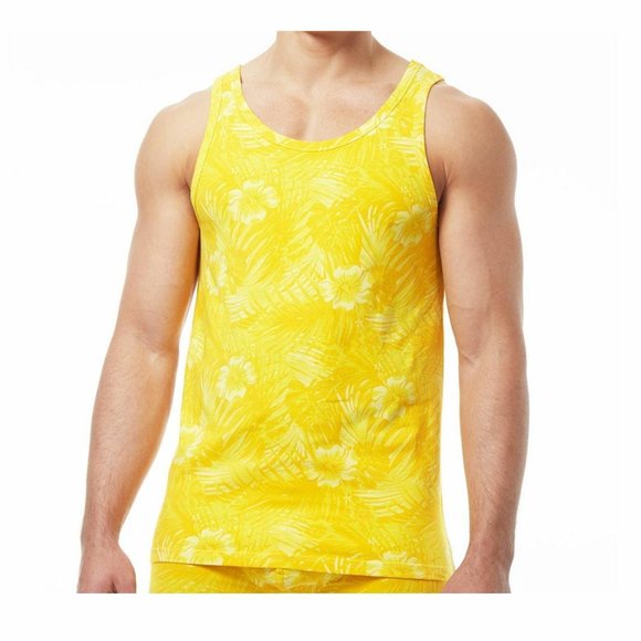Papi Men's Tank Top Shirt Yellow - 980813 - Picture 1 of 1